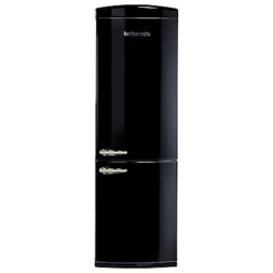 Britannia Breeze Retro Fridge Freezer, A+ Energy Rating, 60cm Wide Black